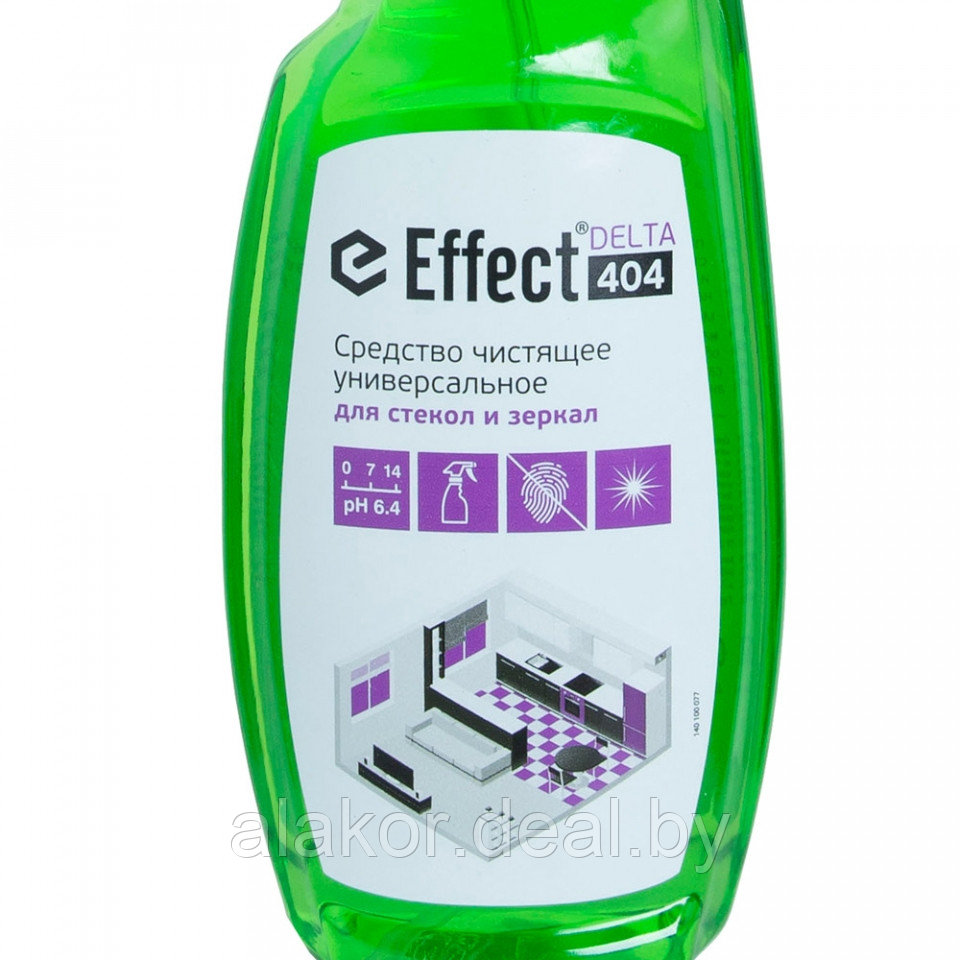 Профессиональное чистящее средство для стекол и зеркал "Effect Delta 404", 6.4pH, 5000