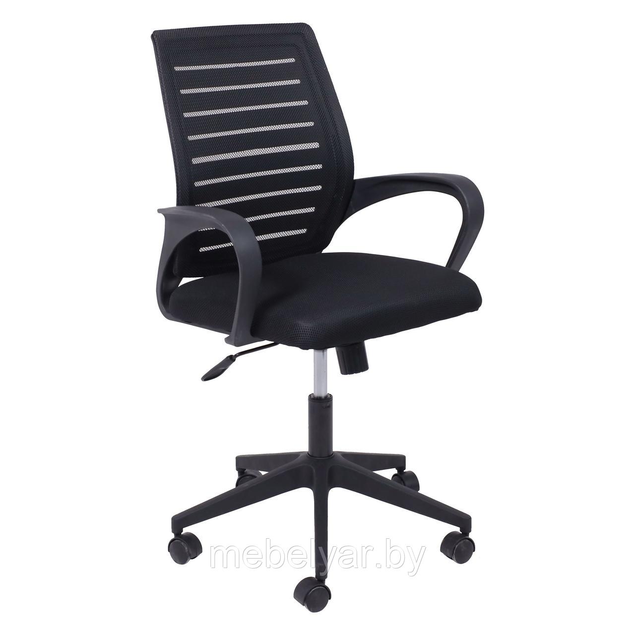 Кресло поворотное LARS, пластик,сетка (чёрный) AksHome - фото 1 - id-p222345850