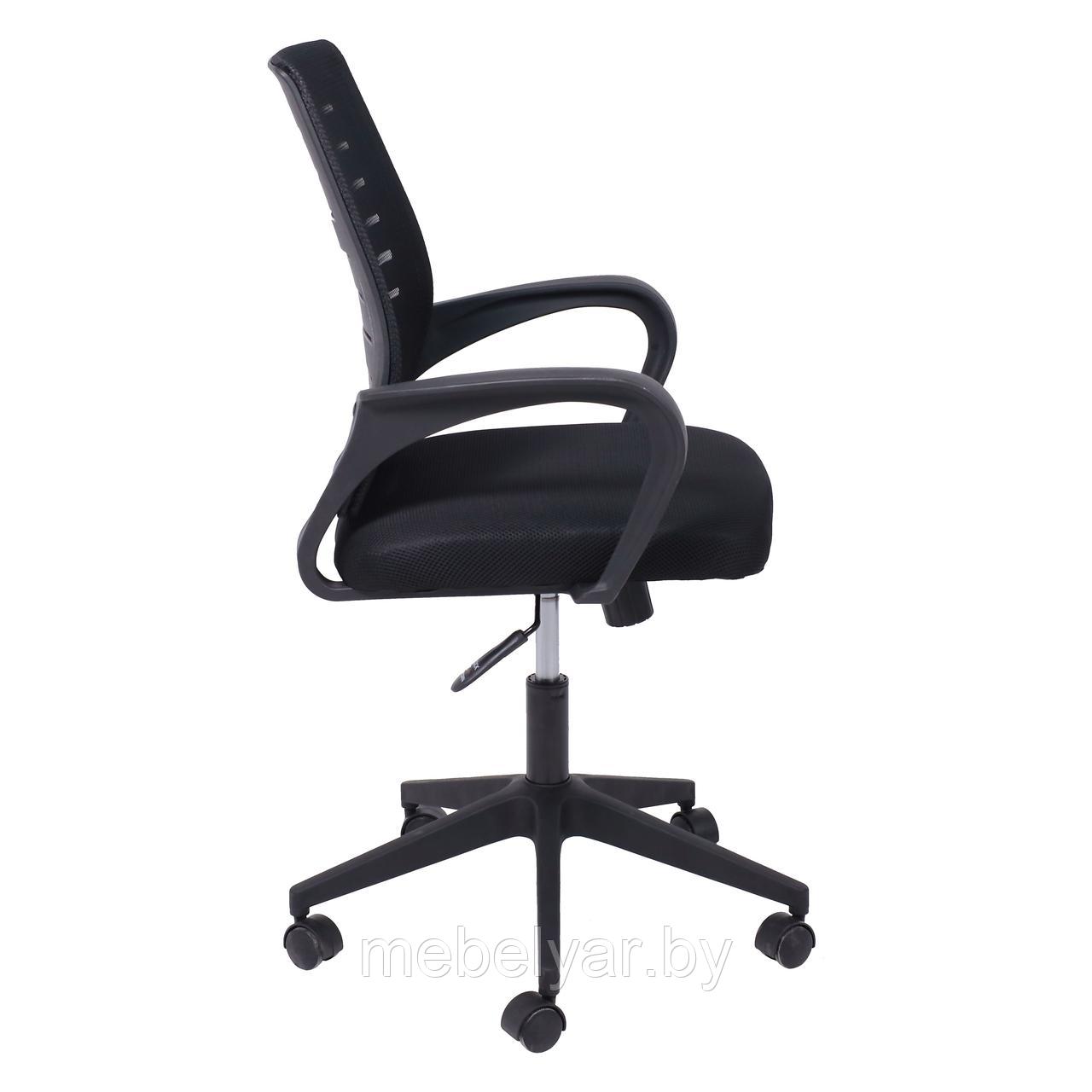 Кресло поворотное LARS, пластик,сетка (чёрный) AksHome - фото 2 - id-p222345850