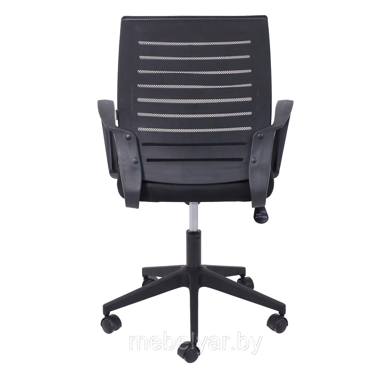 Кресло поворотное LARS, пластик,сетка (чёрный) AksHome - фото 3 - id-p222345850