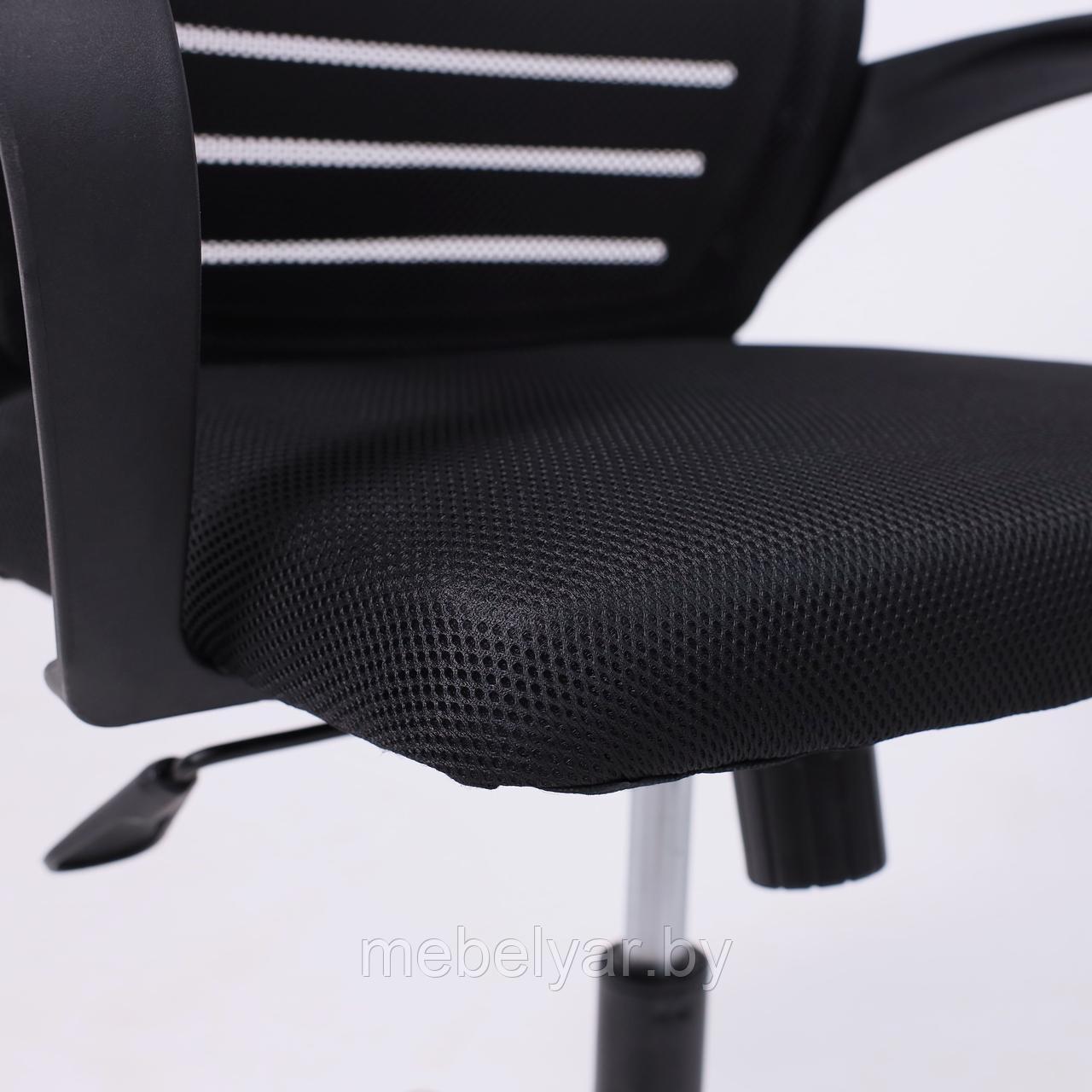 Кресло поворотное LARS, пластик,сетка (чёрный) AksHome - фото 5 - id-p222345850