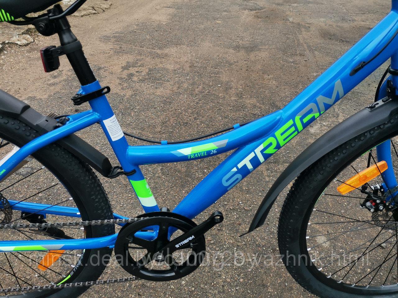 Горный Велосипед Stream Travel 26 (2024) синий - фото 3 - id-p152050392