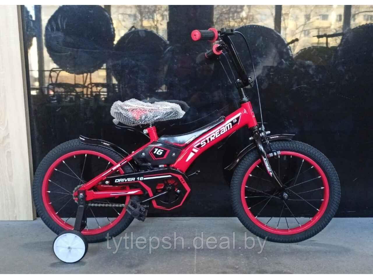 Велосипед детский Stream Driver 16 2020 красный - фото 1 - id-p180370568