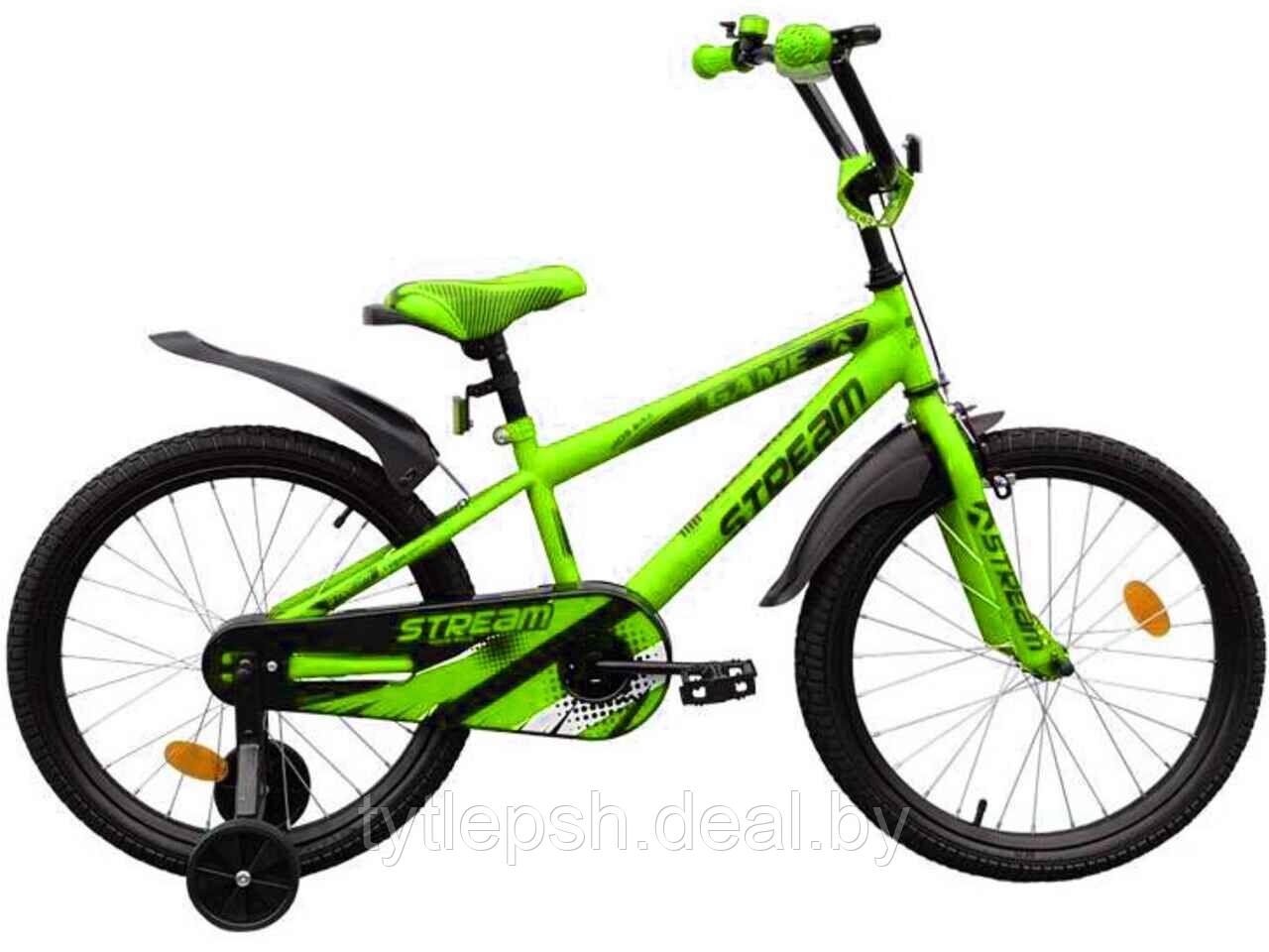 Велосипед детский Stream Game 20 (зеленый, 2020) - фото 1 - id-p222346115