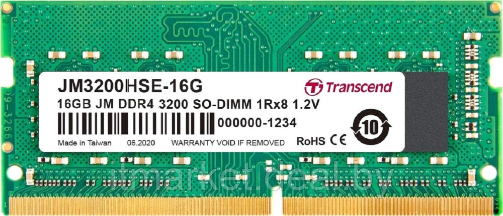Модуль памяти 16Gb Transcend JM3200HSE-16G - фото 1 - id-p222345499