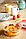Контейнер пищевой круглый Smart cook 0,6л, красный, фото 2