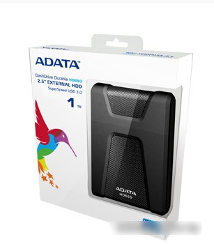 Внешний жесткий диск A-Data DashDrive Durable HD650 1TB (AHD650-1TU3-CBK) - фото 4 - id-p222350307