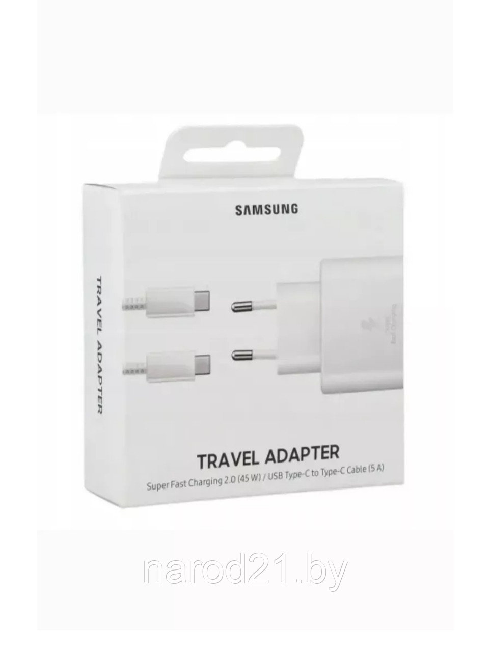 Сетевое зарядное устройство Samsung USB-C 45 W + кабель - фото 6 - id-p103181693