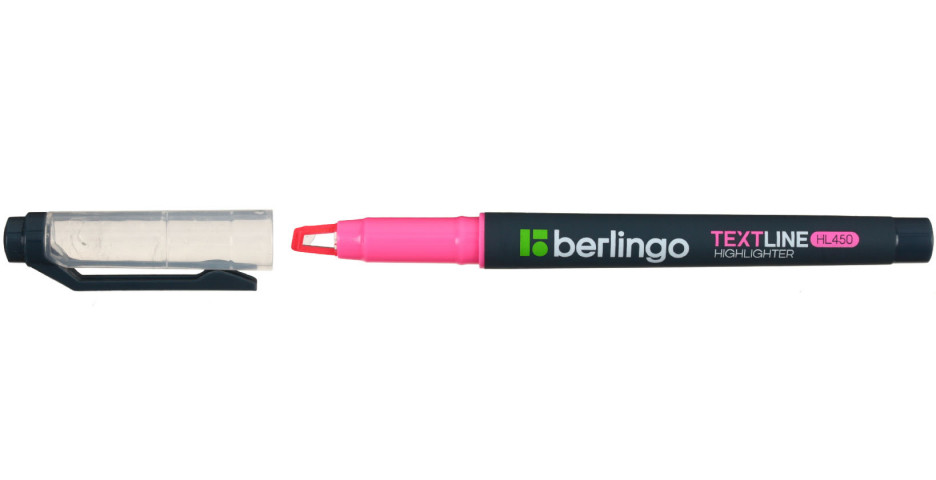 Маркер-текстовыделитель Berlingo Textline HL450 розовый - фото 2 - id-p222015824