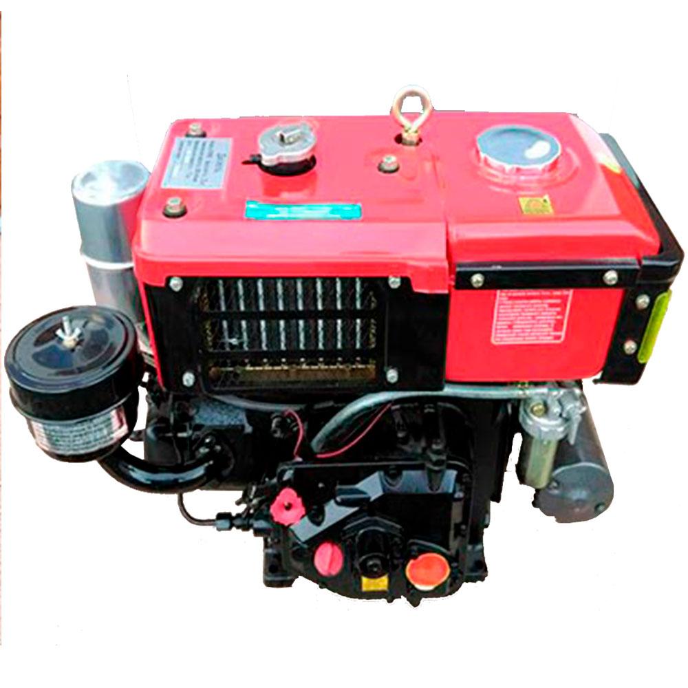 Дизельный двигатель R180NDL (Аналог HONDA) 10.5 л.с. вал 25 мм под крепление для минитракторов без стартера - фото 1 - id-p222327028
