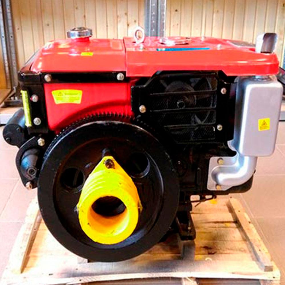 Дизельный двигатель R180NDL (Аналог HONDA) 10.5 л.с. вал 25 мм под крепление для минитракторов без стартера - фото 2 - id-p222327028
