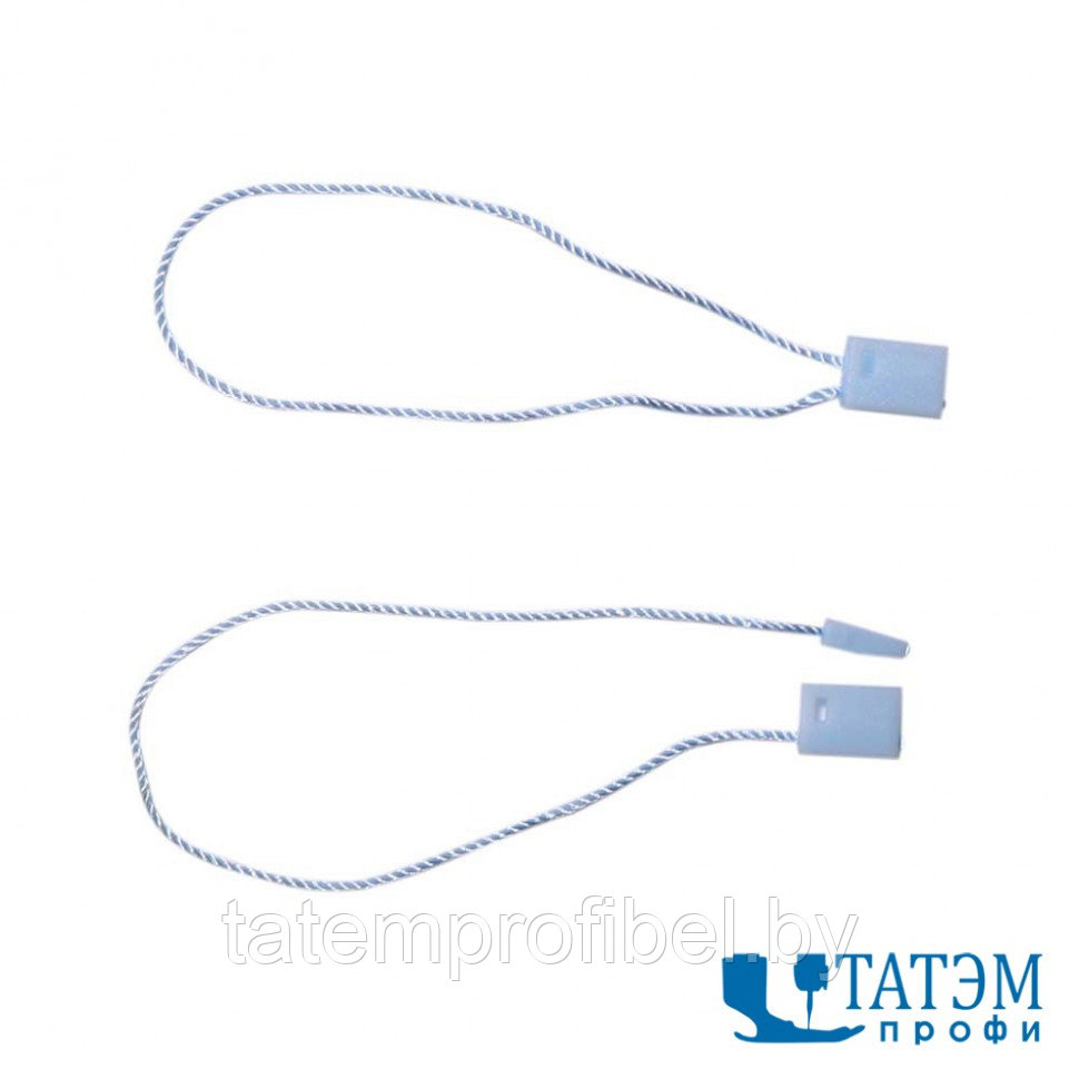 Пломба-этикеткодержатель 9 см, голубой, упак. 1000 шт