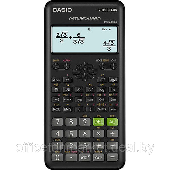 Калькулятор научный Casio "FX-82ESPLUS 2", черный - фото 1 - id-p220792378