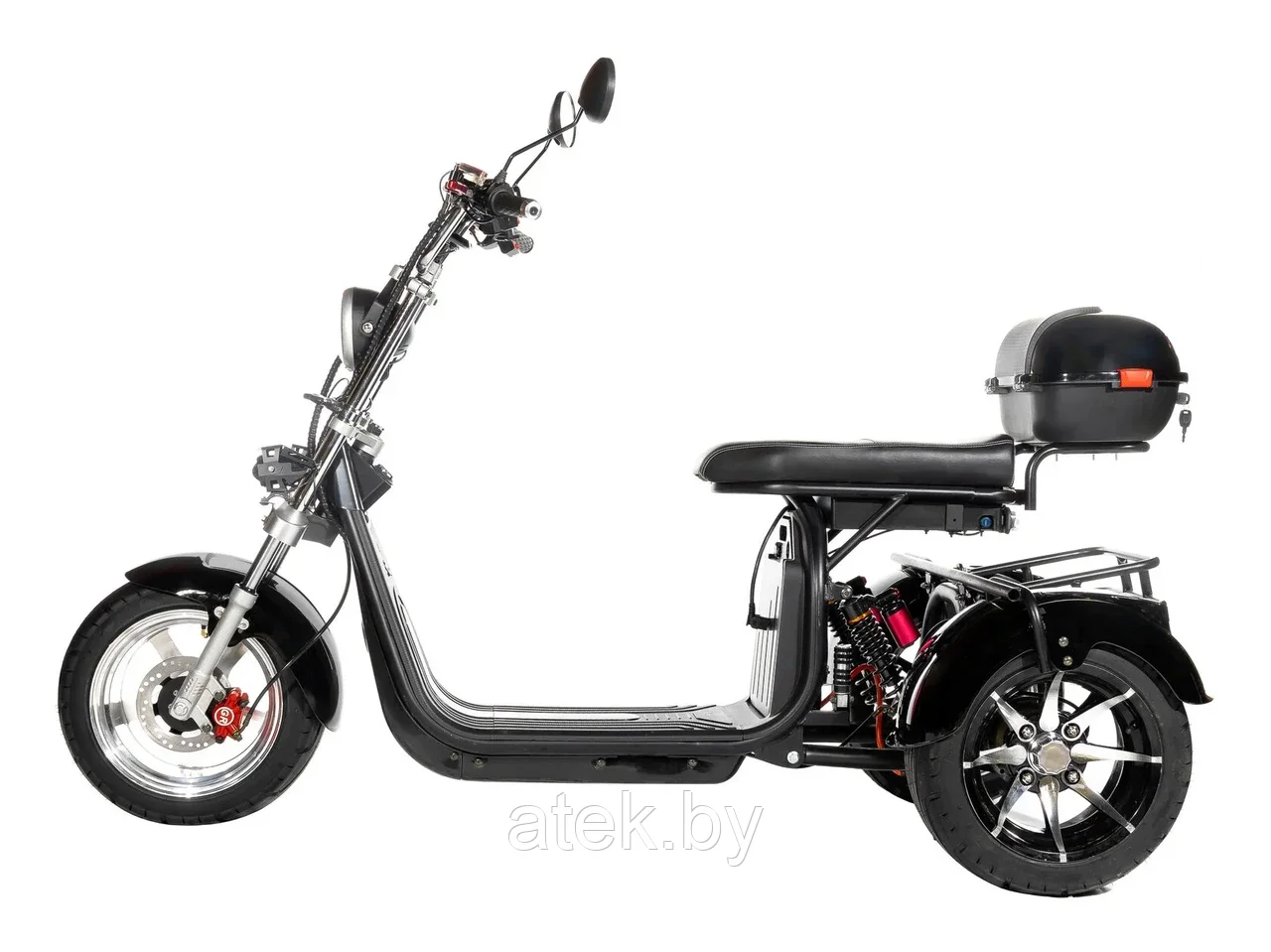 Электроскутер CityCoCo x12 Trike PRO - фото 10 - id-p201285939