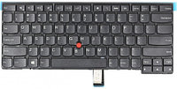 Клавиатура для ноутбука Lenovo ThinkPad T440, T450, чёрная, с подсветкой, с рамкой, RU