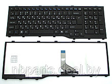 Клавиатура для ноутбука Fujitsu LifeBook AH532, чёрная, с рамкой, RU