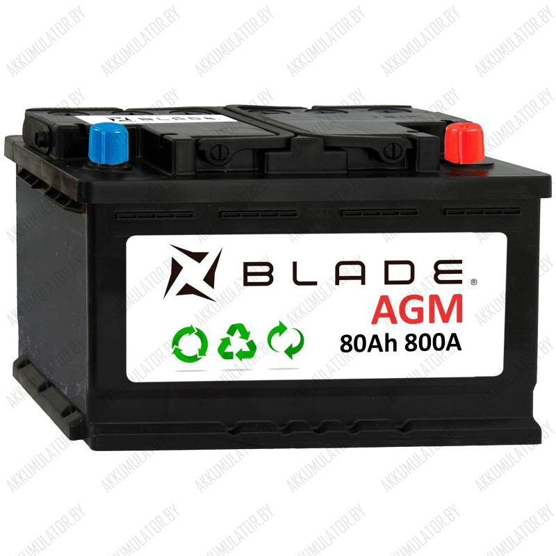 Аккумулятор Blade AGM 80 R / 80Ah / 800А