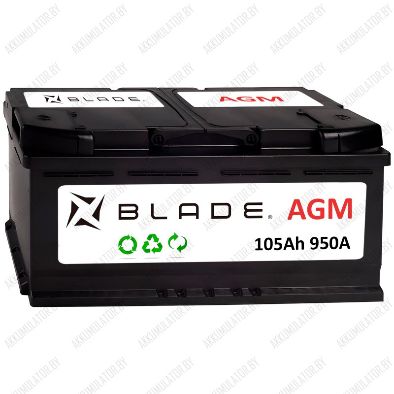 Аккумулятор Blade AGM 105 R / 105Ah / 950А - фото 1 - id-p222366165