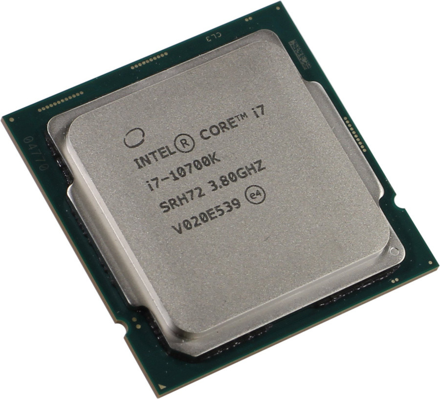 Процессор CPU Intel Core i7-10700K 3.8 GHz/8core/SVGA UHD Graphics 630/2+16Mb/125W/8 GT/s LGA1200 - фото 1 - id-p222366265