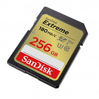 Флеш карта SD 256GB SanDisk SDXC Class 10 V30 UHS-I U3 Extreme SDSDXVV-256G-GNCIN 180MB/s