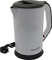 Чайник Galaxy GL 0318 2000 Вт, 1,7л, 2000 Вт, 1,7л, скрытый нагревательный элемент, Двойная стенка из