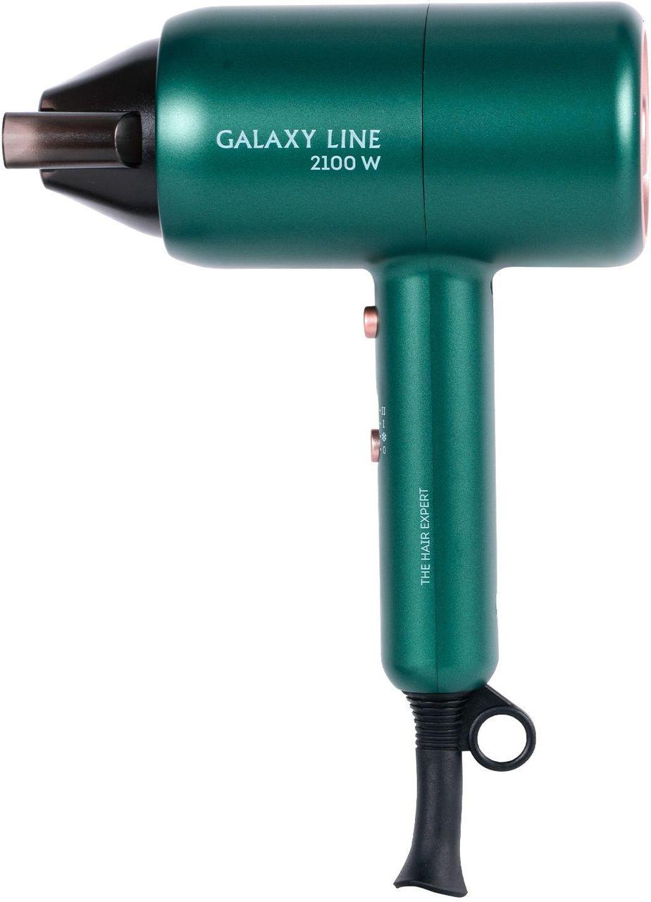 Фен Galaxy Line GL 4342 2100Вт, защита мотора от перегрева, 2 скорости потока воздуха, зеленый - фото 1 - id-p222366477