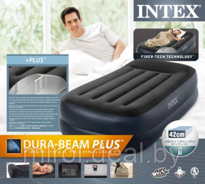 Надувная кровать Intex Pillow Rest Raised Bed 64122 - фото 6 - id-p222370606