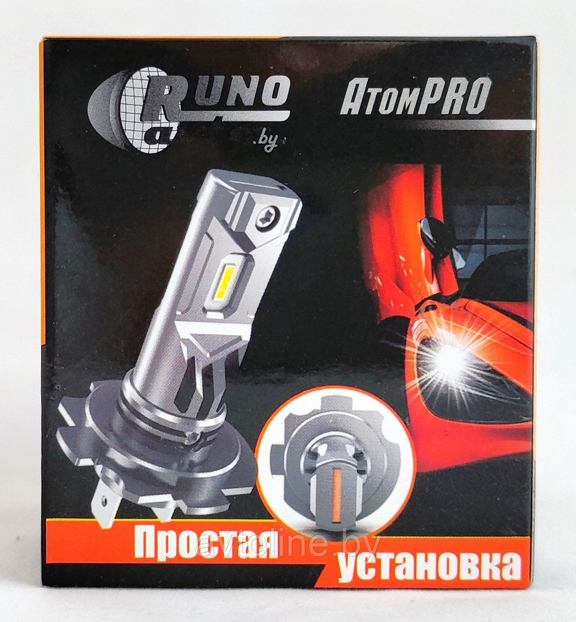 Лампы светодиодные H7 RUNOAUTO серия AtomPRO NEW 12-24V (комплект 2шт) 01507RA - фото 4 - id-p222231458