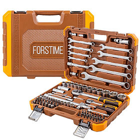 Набор инструментов FORSTIME FT-4821-5 82пр.1/4'',1/2''(6гр.)(4-32мм)
