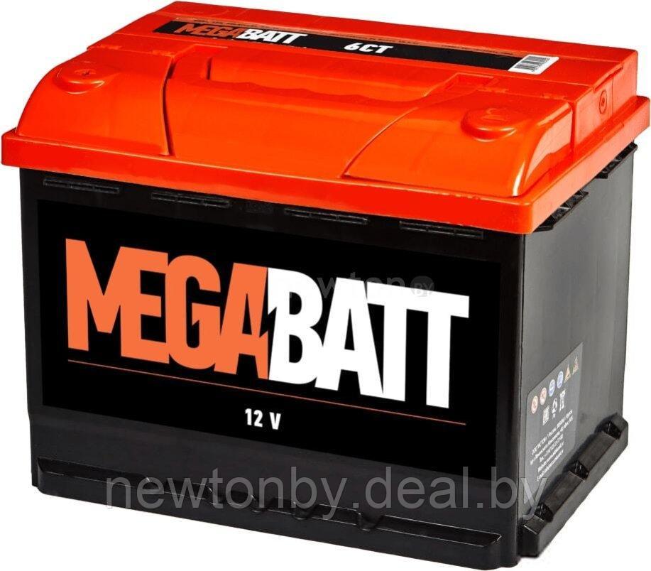 Автомобильный аккумулятор Mega Batt 6СТ-62 NR (60 А·ч) - фото 1 - id-p222371547