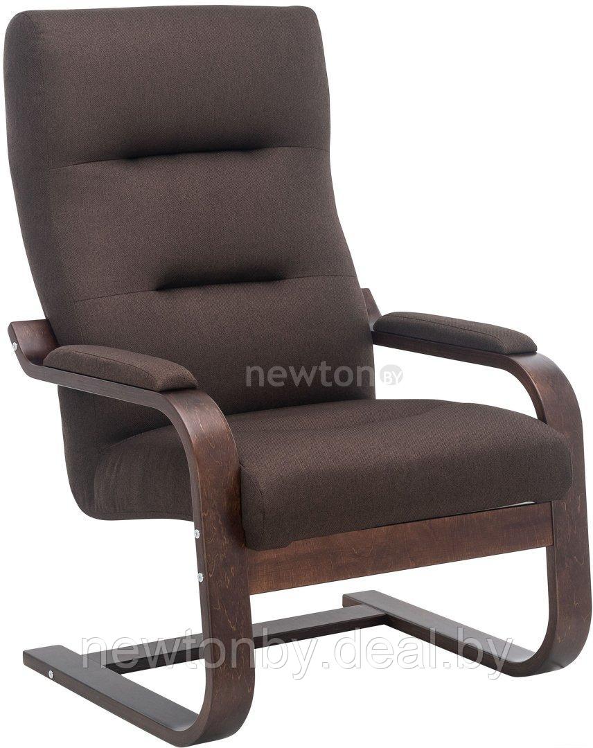 Интерьерное кресло Leset Оскар 73179 (орех текстура, ткань Малмо 28) - фото 1 - id-p222371626