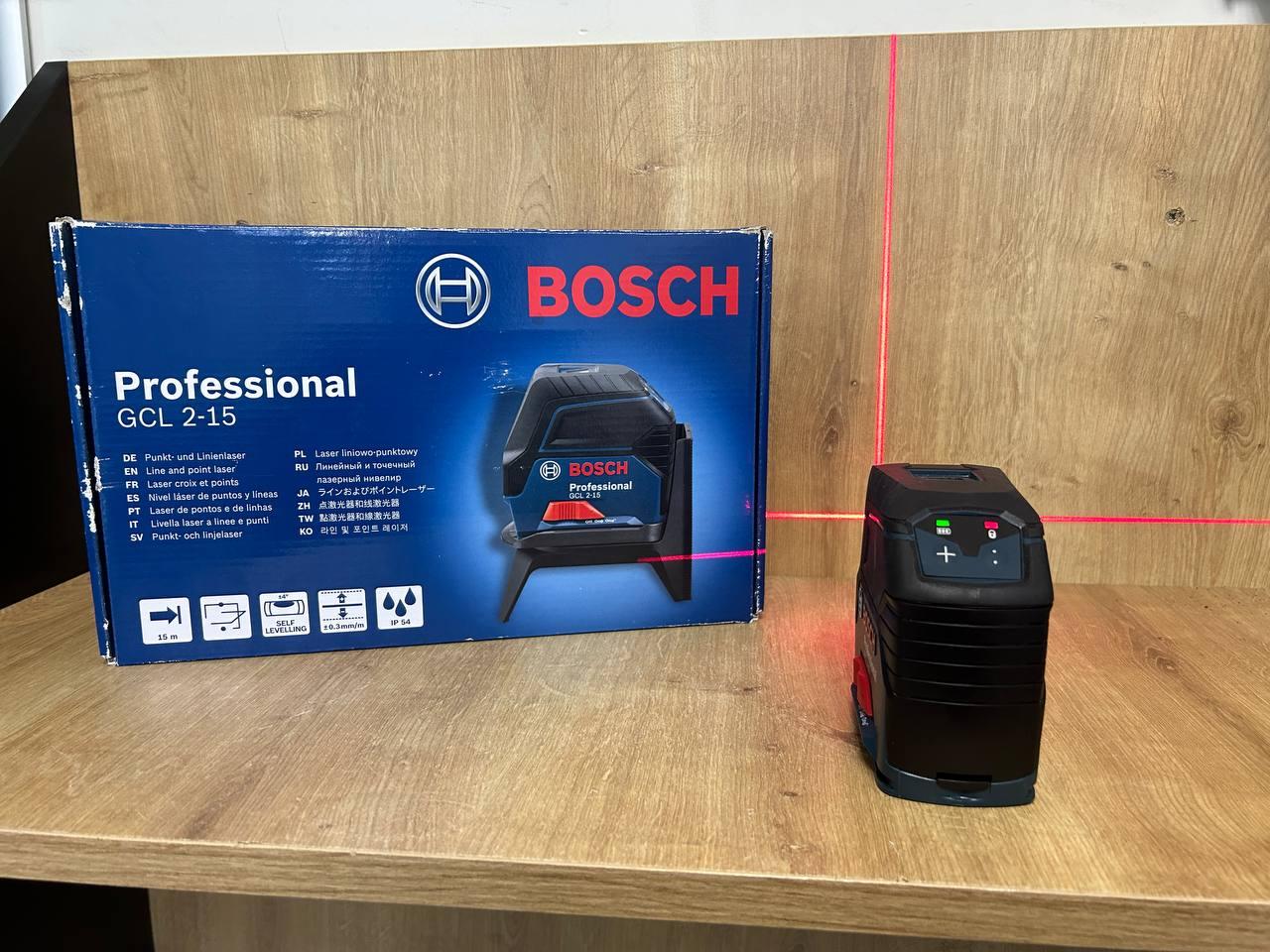Лазерный нивелир Bosch GCL 2-15 Professional (а.40-038344) - фото 6 - id-p222372003