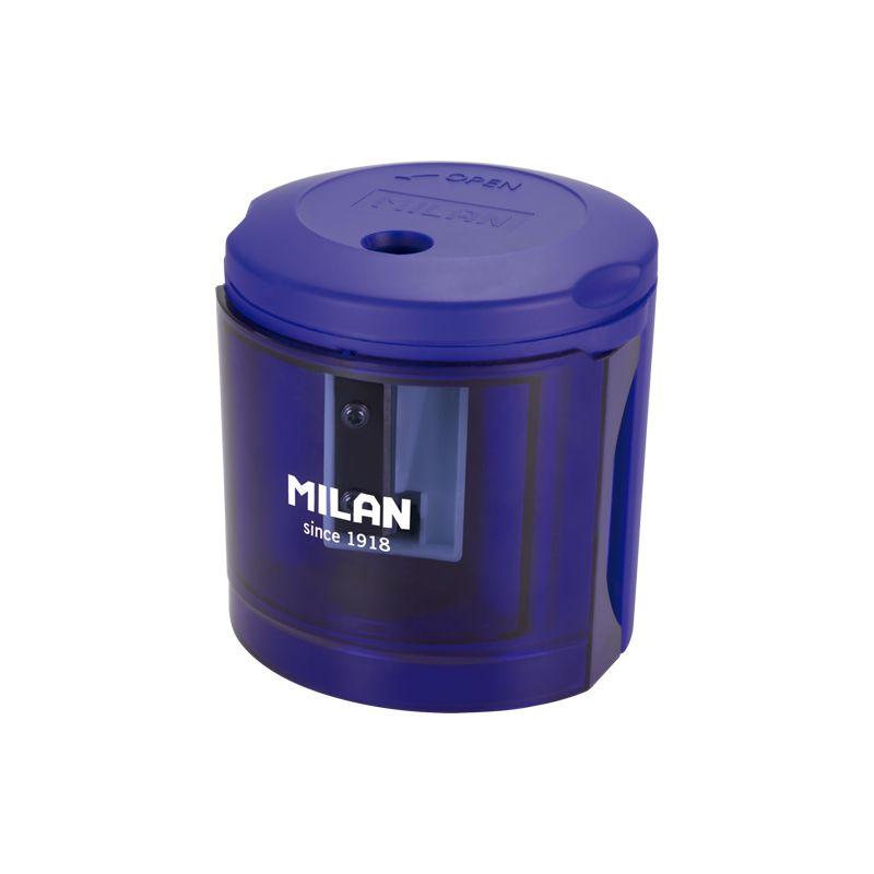 Точилка электрическая Milan "Power-Sharp", синяя, с контейнером, с батарейками, арт. BWM10149 - фото 2 - id-p222371478