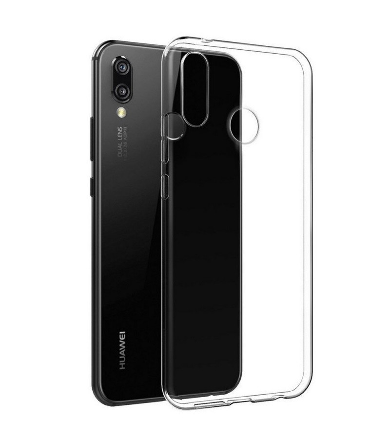 Чехол-накладка для Huawei P20 Lite (силикон) ANE-LX1 прозрачный - фото 2 - id-p77149252