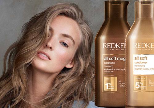 Редкен Софт - для питания и увлажнения сухих волос - Redken All Soft - покупка, описание, применение, лучшие цены, доставка профессиональной косметики в Минске и Беларуси из интернет-каталога lorehair.by - +375-44-5-888-675