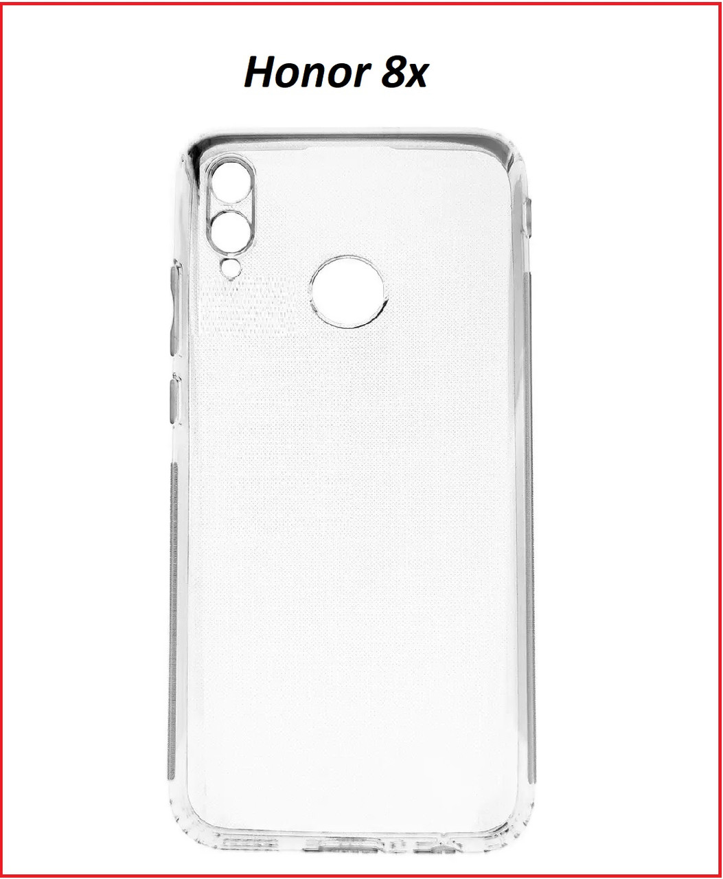 Чехол-накладка для Huawei Honor 8X JSN-L21 (силикон) прозрачный, фото 1