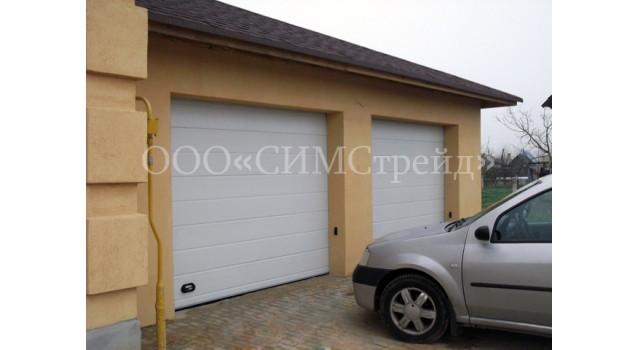 Теплые гаражные секционные ворота DoorHan RSD01 - фото 2 - id-p222372821
