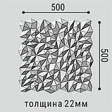 Стеновая панель СП 15 Дюрополимер 500*500*22мм, фото 2