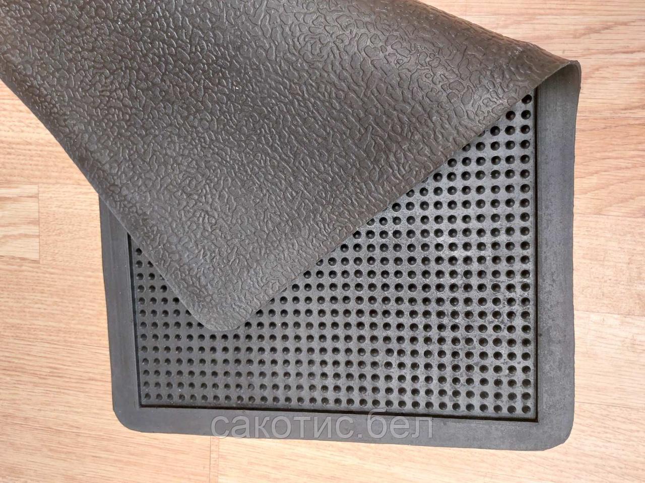 Придверный коврик резиновый STUD mat 35*60см. - фото 3 - id-p222371489