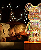 3D Светильник- ночник Almosphere table lamp в стиле BearBrick KAWS 3D Медведь, фото 8