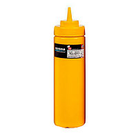 Диспенсер для соусов 700мл с широким горлышком, жёлтый Corona Professional BO 2117