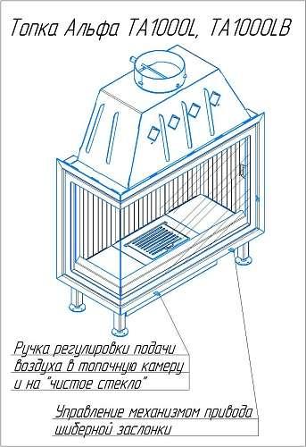 Схема Топка Альфа ТА1000L, TA1000LB