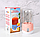 Портативный мини блендер для смузи и коктейлей Portable Juice Blender DM-888 ( емкость 400 ml) Голубой, фото 3