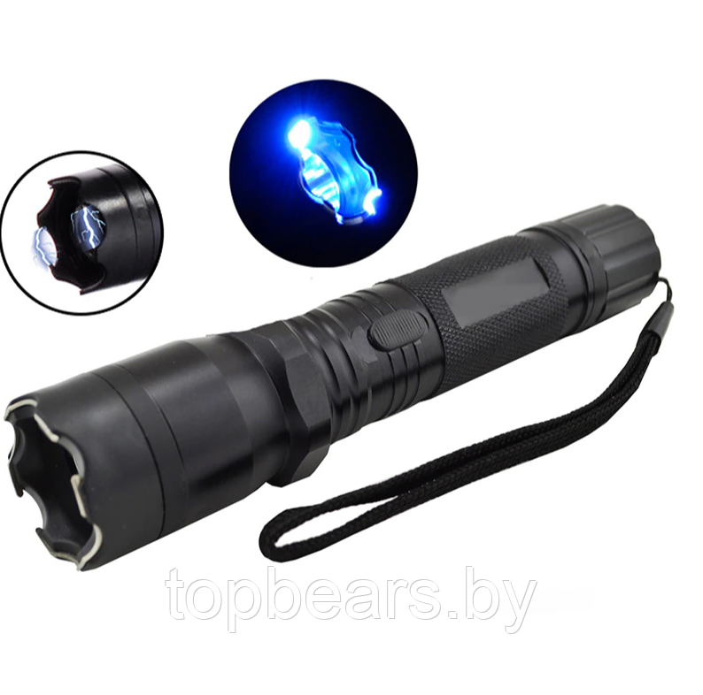 Электрошокер - фонарик 1101 Type light flashlight (PLUS) (средство самообороны) - фото 5 - id-p222373930