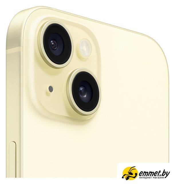 Смартфон Apple iPhone 15 128GB (желтый) - фото 3 - id-p222373990