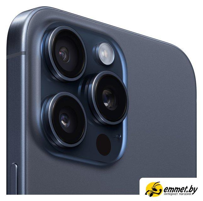 Смартфон Apple iPhone 15 Pro Max 1TB (синий титан) - фото 4 - id-p222373992