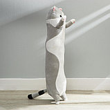 Мягкая игрушка-подушка «Кот», 110 см, цвет серый, фото 2