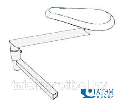 Поворотный рычаг Comel AKN-04B для столов серии MP/A-B (Италия) - фото 1 - id-p222375417