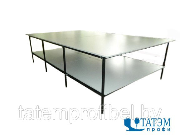 Раскройный промышленный стол с полкой (длина 9 м, шир. 2,2 м) - фото 1 - id-p222375451