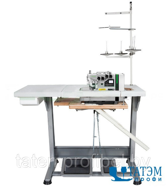 4-х ниточный оверлок Zoje B9500-13-ED3/02 (комплект с утопленным столом)